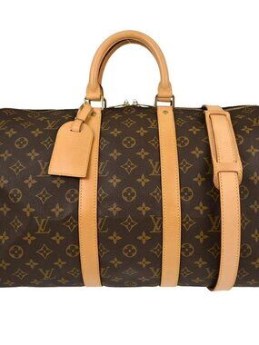 Louis Vuitton Monogram Keepall Bandouliere 45 Duffle Bag M41418 TH0939 168636